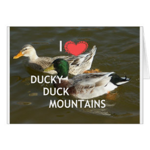 I Liebe Ducky Duck Mountains Design