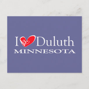 I Liebe Duluth Minnesota Postkarte