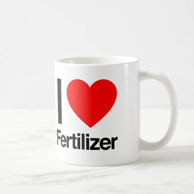 i Liebe Dünger Kaffeetasse (Rechts)