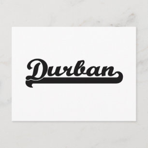 I Liebe Durban South Africa Classic Design Postkarte