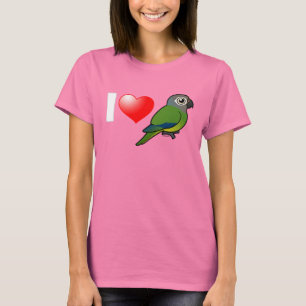 I Liebe Düster-köpfiges Conures T-Shirt