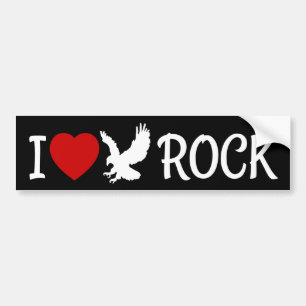 I Liebe Eagle Rock California Rotes Herz Autoaufkleber