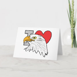 I Liebe Eagles Karte