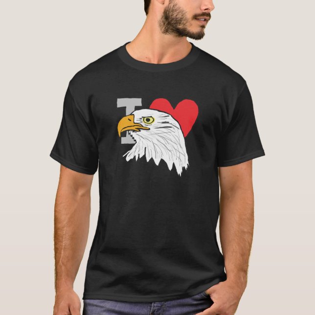 I Liebe Eagles T-Shirt (Vorderseite)