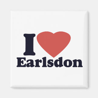 I Liebe Earlsdon Kühlschrankmagnet