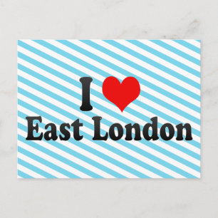 I Liebe East London, Südafrika Postkarte