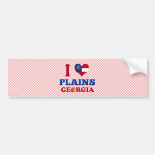 I Liebe-Ebenen, Georgia Autoaufkleber