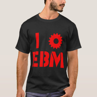 I LIEBE EBM Rot T-Shirt
