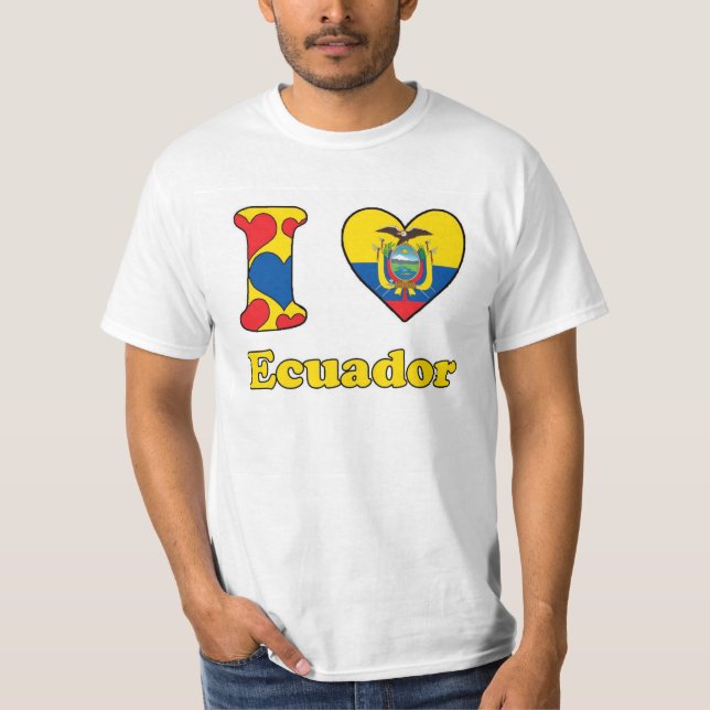I Liebe Ecuador T-Shirt (Vorderseite)