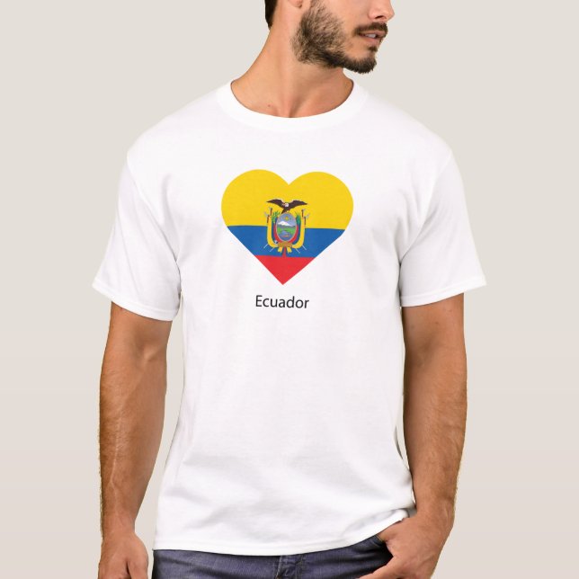 I Liebe Ecuador T-Shirt (Vorderseite)