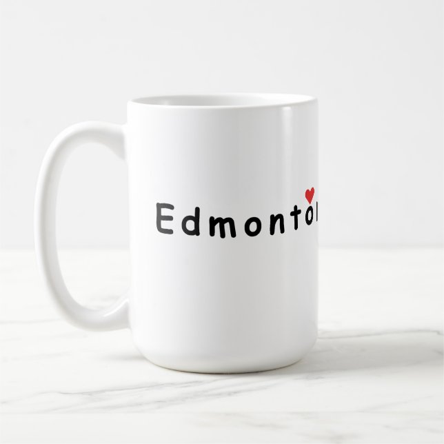 I Liebe Edmonton Kaffeetasse (Links)