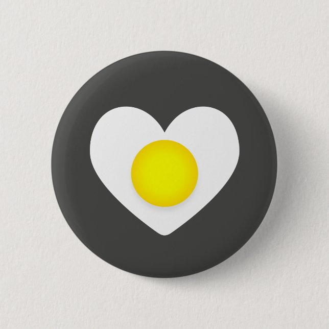 I Liebe Eier Button (Vorderseite)
