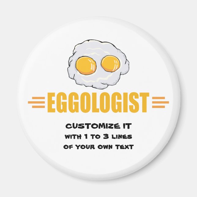 I Liebe Eier Magnet (Vorne)