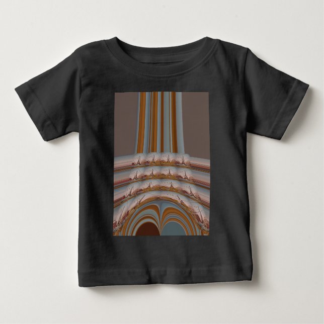 I Liebe Eiffelturm Paris Mit Liebe blauer Himmel c Baby T-shirt (Vorderseite)