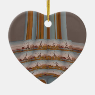 I Liebe Eiffelturm Paris Mit Liebe blauer Himmel c Keramikornament