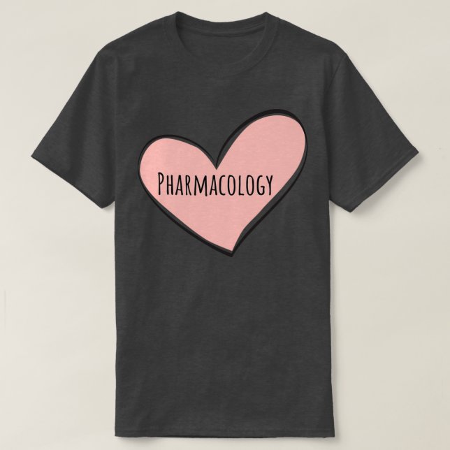 I Liebe eines Arzneimittelhändlers für Pharmakolog T-Shirt (Design vorne)