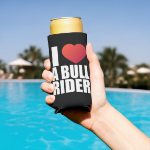 I Liebe eines Bullfahrers; Cowboy; Rodeo-Fahrer; L Selters Dosenkühler