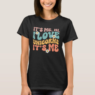 I Liebe Einhorn Frauen Niedlich Einhorn für Mädche T-Shirt