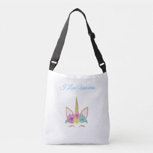 I Liebe Einhorntasche, Kindertüte Tragetaschen Mit Langen Trägern