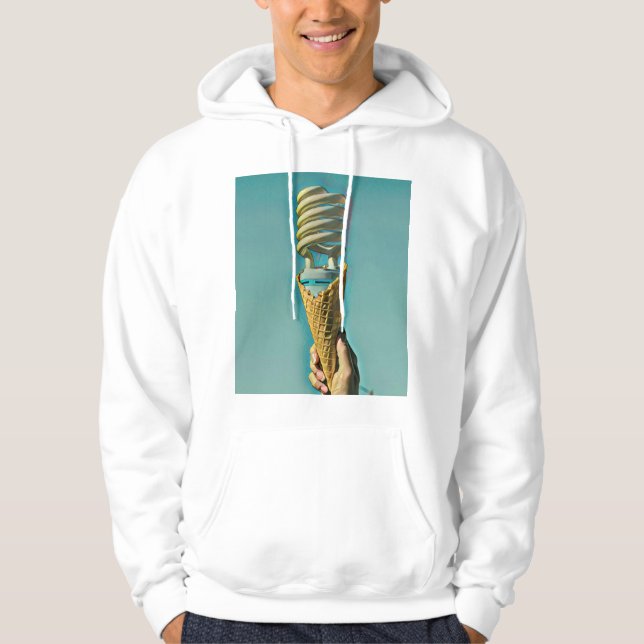 I Liebe Eiscreme Hoodie (Vorderseite)