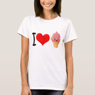 I Liebe-Eiscreme T-Shirt