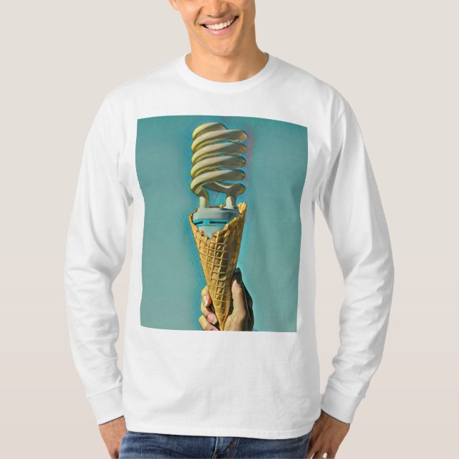 I Liebe Eiscreme T-Shirt (Vorderseite)