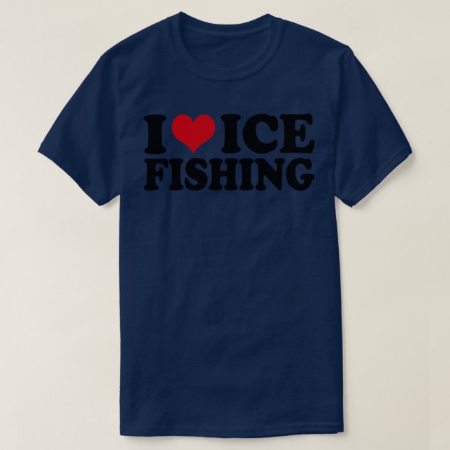 I Liebe Eisfang T-Shirt (Design vorne)
