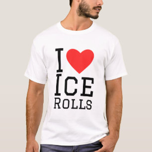 I Liebe Eisrollen T-Shirt