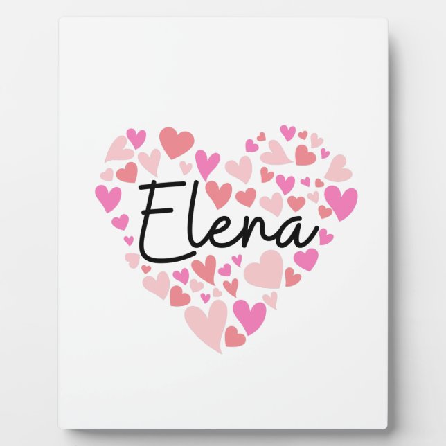I Liebe Elena Fotoplatte (Vorderseite)