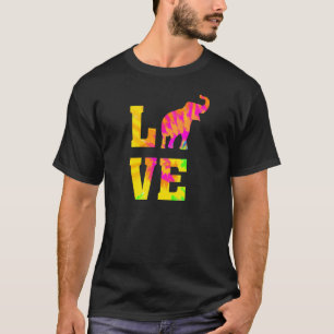 I Liebe Elephants Animal Elephant Silhouette Ima T-Shirt