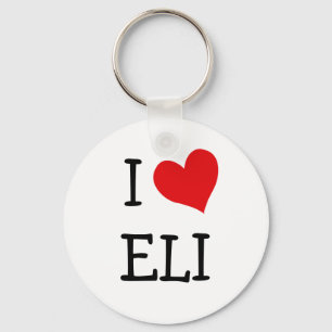I Liebe Eli Schlüsselanhänger