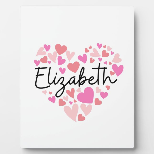 I Liebe Elizabeth Fotoplatte (Vorderseite)