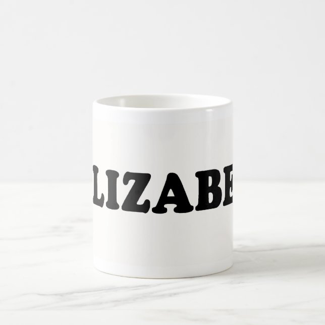 I LIEBE ELIZABETH KAFFEETASSE (Mittel)