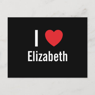 I Liebe Elizabeth Postkarte