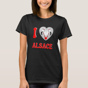 I Liebe Elsass Land der Storchen Tourismus in Stra T-Shirt