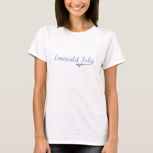 I Liebe Emerald Isle Nord-Carolina T-Shirt (Vorderseite)