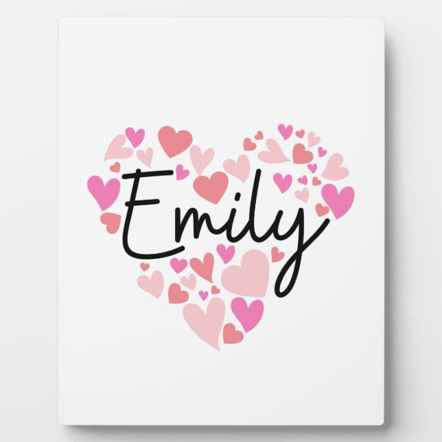I Liebe Emily Fotoplatte (Vorderseite)