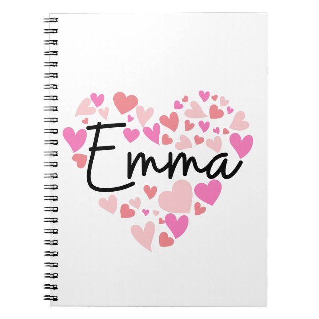 I Liebe Emma Notizblock (Vorderseite)