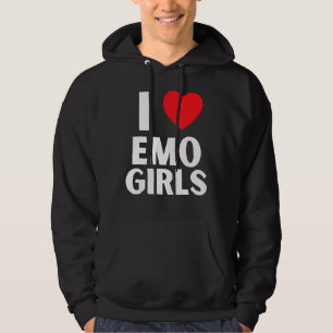 I Liebe Emo Girls I Heart Emo Girls 8 Hoodie