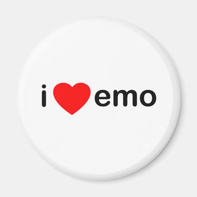 I Liebe Emo Magnet (Vorne)