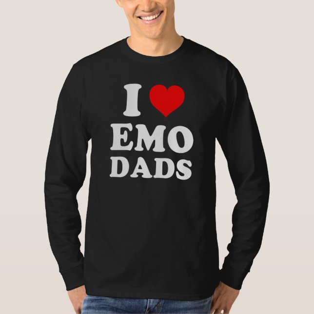 I Liebe Emo Vaters T-Shirt (Vorderseite)
