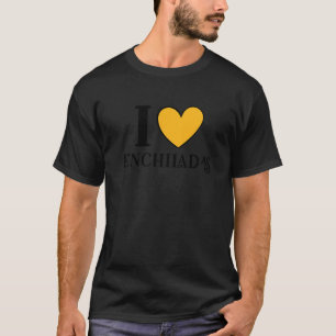 I Liebe Enchiladas Mexikanisches Essen 7 T-Shirt