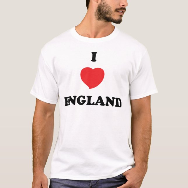I LIEBE England T-Shirt (Vorderseite)