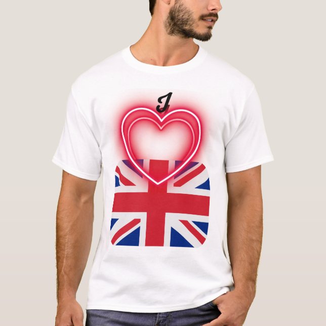 I Liebe England T-Shirt (Vorderseite)