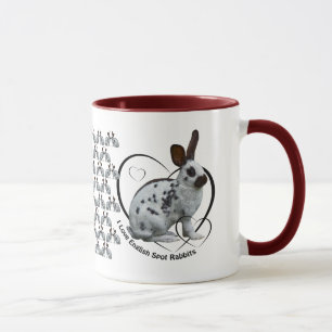 I Liebe Englisch Spot Rabbits Tasse