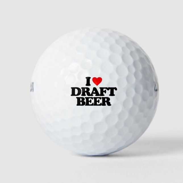 I LIEBE ENTWURF VON BIER GOLFBALL (Vorderseite)