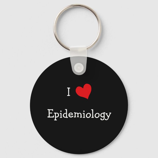 I Liebe Epidemiologie Schlüsselanhänger (Vorderseite)
