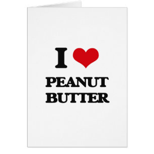 I Liebe-Erdnussbutter