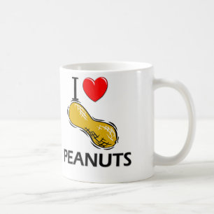 I Liebe-Erdnüsse Kaffeetasse