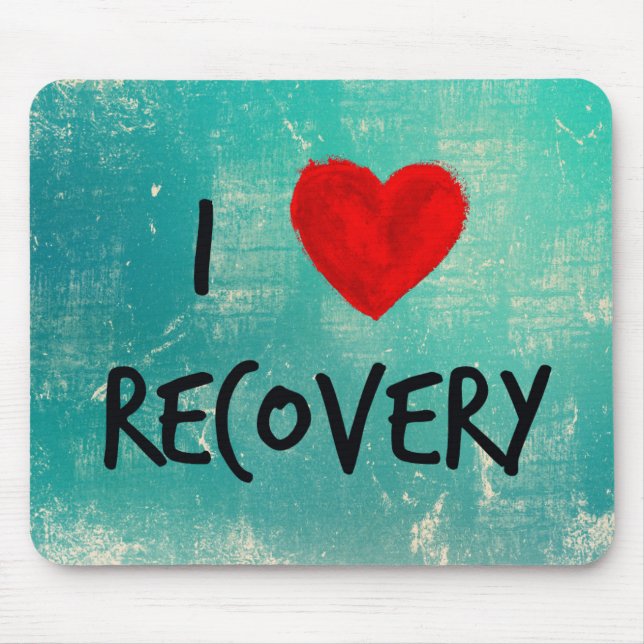 I Liebe-Erholungs-Mausunterlage Mousepad (Vorne)